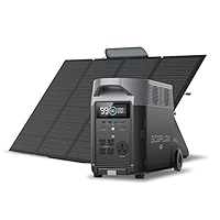 EF ECOFLOW DELTA Pro Solar Generator with 400W Portable Solar Panel